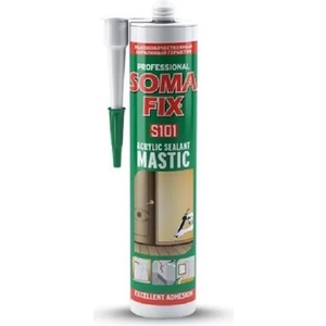 310 ml - 500 gr Beyaz Akrilik Mastik Pimapen Pvc Kapı Parke Montaj Dolgu Mastiği