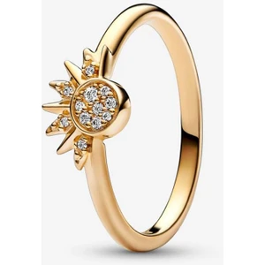 Poseidons Jewellery Gökyüzü Işıltılı Güneş Yüzük
