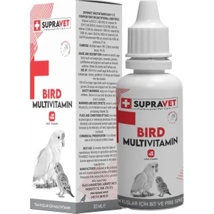 Plus Kanarya, Papağan, Güvercin ve Muhabbet Kuşları Için Multivitamin Damla 30 ml