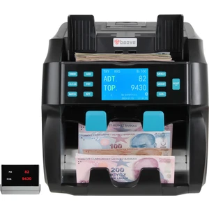 GB9000 Pro Mix Çift Katlı Karışık Para Sayma Makinesi ve Sahte Yakalama - Printer - Müşteri Ekranı