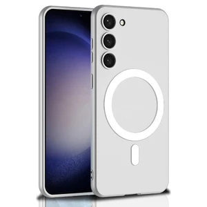 Heptek İletişim Samsung Galaxy S23 Plus Kılıf Wireless Şarj Özellikli Kıpta Magsafe Silikon Kapak