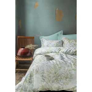 Issimo Home Occale Green Çift Kişilik %100 Pamuk Saten Nevresim Takımı