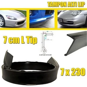 NKT GROUP Fiat Doblo Uyumlu Düz Ez Lip Ön Tampon Altı Ek Siyah Lip