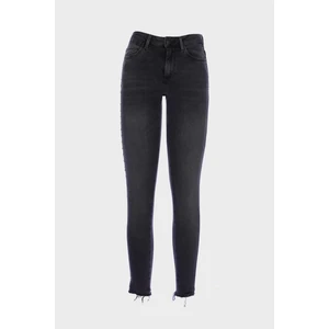 Cross Jeans Naomi Antrasit Normal Bel Patı Fermuarlı Taşlı Skinny Fit Jean Pantolon C 4526-054