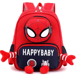 Four One Spiderman 3-5 Yaş Bebek Su Geçirmez Okul Çantası (Yurt Dışından)