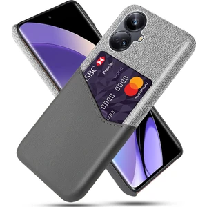 Realme 10 Pro Plus 5g Kart Tutucu Pu Deri Kaplamalı Pc Geri Kılıf Telefon Kapağı (Yurt Dışından)