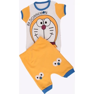Lila Butik Bebek Yazlık Şortlu Takım