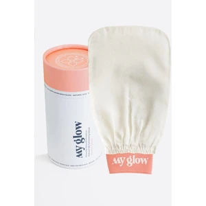 My Glow %100 Floş İpek Kese Duş Banyo Hamam Fin Hamamı Kesesi Peeling Eldiveni Bilekten Lastikli Tüm Cilt