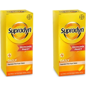 Daily 60 Tablet Ekonomik Paket - 2 Adet