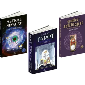 Hermes Yayınları Metin Kiraz Astroloji Tarot 3 Kitaplık Set