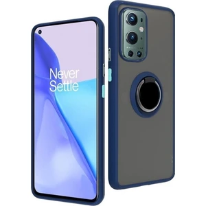 Oneplus 9 Pro Kılıf Montreal Yüzüklü Standlı Arkası Buğulu