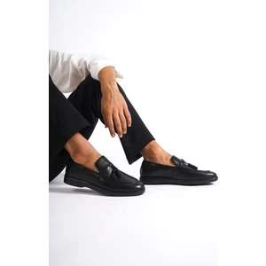 Hakiki Deri MBD100-S Siyah Erkek Loafer & Günlük Ayakkabı