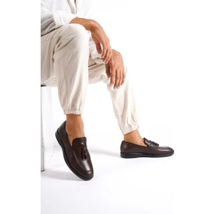 Hakiki Deri MBD100-K Kahve Erkek Loafer & Günlük Ayakkabı