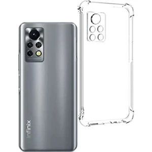 Case World Caseworld Infinix Note 11S Play Kapak Kamera Korumalı Airbag Antishock Köşe Korumalı Şeffaf Silikon Kılıf