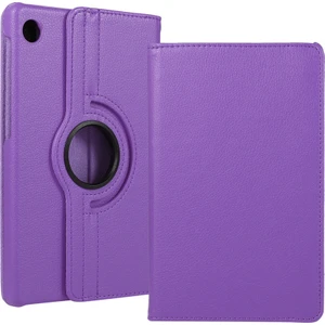 Case 4U Lenovo Tab M10 TB-328F 3. Jenerasyon Tablet Kılıf Uyku Modlu 360 Derece Dönebilen Standlı Tablet Akıllı Kapak Mor