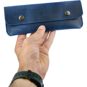 Mess Collection El Yapımı Hakiki & Gerçek Deri Yatay Kalemlik