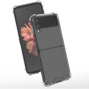 Samsung Galaxy Z Flip 4 Uyumlu Wall Serisi Airbag Köşeli Nitro Anti-Shock Silikon Kılıf