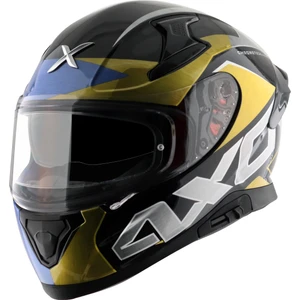 Apex Chrometech Kask Blue Gold