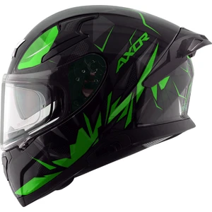 Apex Hunter Kask Black Neon Green