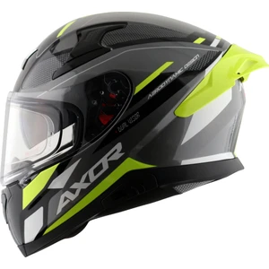 Apex Turbine Kask Athena Grey Neon Yellow Gloss