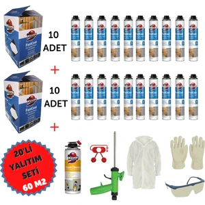 Poliüretan Termal Yalıtım Sprey Köpük 20 Adet x 930 Gr