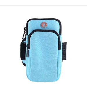Akıllı Telefon Spor Çantaları Kol Çantası Telefon Kılıfı Fermuarlı Fitness Koşu Kol Bandı Egzersiz Örtüsü Kol Bandı (Yurt Dışından)
