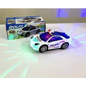 EC Shop Eğlence Merkezi Oyuncak Polis Arabası Pilli Çarptıkça Yön Değiştiren Işıklı Sesli Polis Arabası