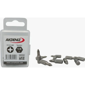 AKD/125 1/4 Yıldız PZ1X25 mm 48 Adet Bits Uç