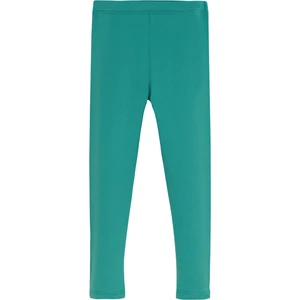 Açık Petrol Basic Kız Çocuk Yazlık Tayt