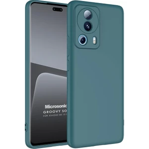 Xiaomi Mi 13 Lite Kılıf Groovy Soft Koyu Yeşil