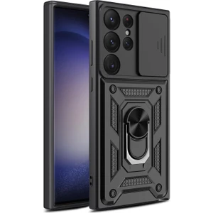 Samsung Galaxy S23 Ultra Kılıf Impact Resistant Siyah