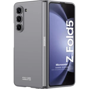 Samsung Galaxy Z Fold 5 Kılıf Shape Hard Cover Koyu Gri