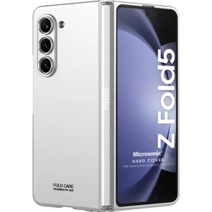 Samsung Galaxy Z Fold 5 Kılıf Shape Hard Cover Gümüş