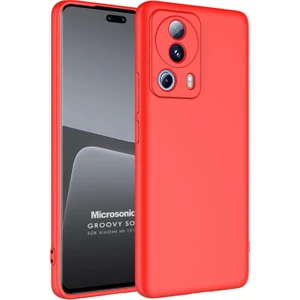 Xiaomi Mi 13 Lite Kılıf Groovy Soft Kırmızı