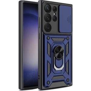 Samsung Galaxy S23 Ultra Kılıf Impact Resistant Lacivert