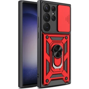 Samsung Galaxy S23 Ultra Kılıf Impact Resistant Kırmızı