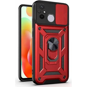 Xiaomi Redmi 12C Kılıf Impact Resistant Kırmızı
