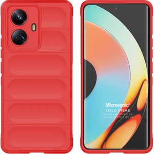 Realme 10 Pro Plus 5g Kılıf Oslo Prime Kırmızı