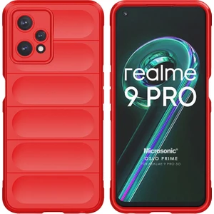Realme 9 Pro 5g Kılıf Oslo Prime Kırmızı