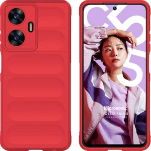 Realme C55 Kılıf Oslo Prime Kırmızı