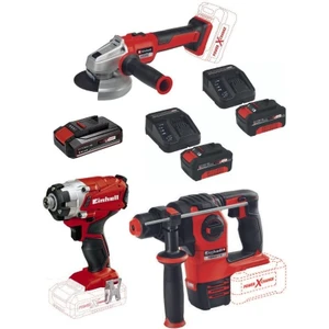 Te-Cı 18/1 Vidalama Axxio 18/125 Q Avuç Taşlama Herocco 18V 2X4.0+2.5AH Akülü Set
