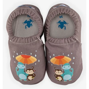 Umbrella Flower Hyper Sıcak Gri Barefoot Akıllı Patik