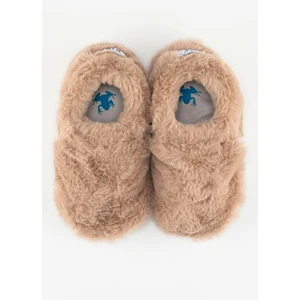 Furry Furry Bej Kürk Barefoot Patik (HEDİYE SETİ)