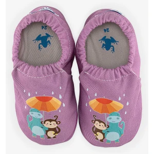 Umbrella Flower Hyper Mor Menekşe Barefoot Akıllı Patik