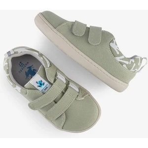 Smart Walker Recycled Canvas Eco Su Yeşili Barefoot Çocuk Ayakkabı