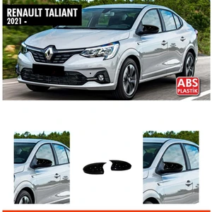 Renault Taliant Batman Yarasa Ayna Kapağı Piano Black / 2021 Sonrası