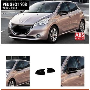 Peugeot 208 Batman Yarasa Ayna Kapağı Piano Black / 2012 - 2018