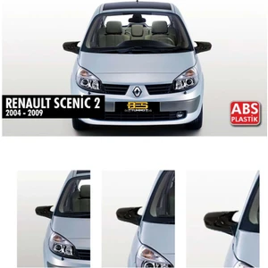 Renault Scenic 2 Batman Yarasa Ayna Kapağı Piano Black / 2004-2009