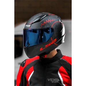 Takaroa Mat Siyah-Kırmızı Kask C3