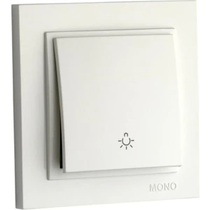 Despina Beyaz Light Anahtar Çerçeve Dahil